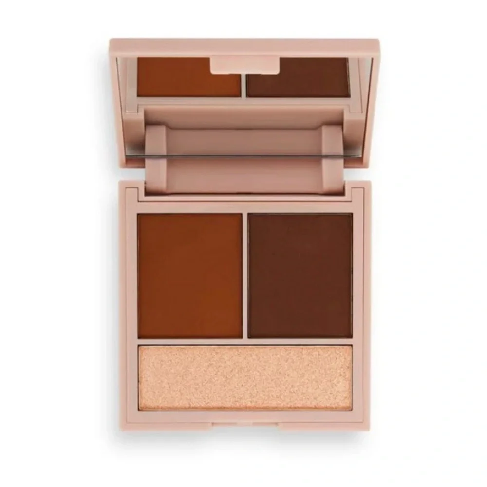 Makeup Revolution Contour Palette - Available In Deep Or Light Shade, New
